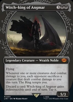 呆呆龙卡牌 万智牌 魔戒 简中/英文 异画 安格玛巫王