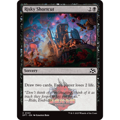 万智牌 危险捷径 Risky Shortcut 英文 平/闪/异画 乙太漂移
