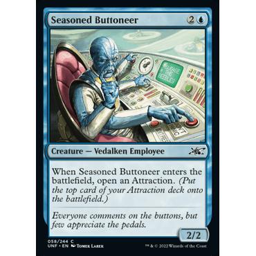 呆呆龙 万智牌 英文 闪 鸡飞4 Seasoned Buttoneer