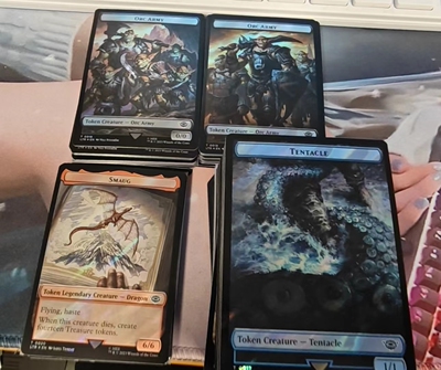 万智牌 衍生物史矛革 斯毛格 潮涌闪 英文 魔戒节假日版 各种编号