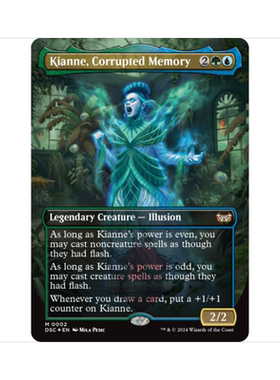 万智牌 腐化记忆齐安妮 Kianne Corrupted Memory 异画 暮悲邸