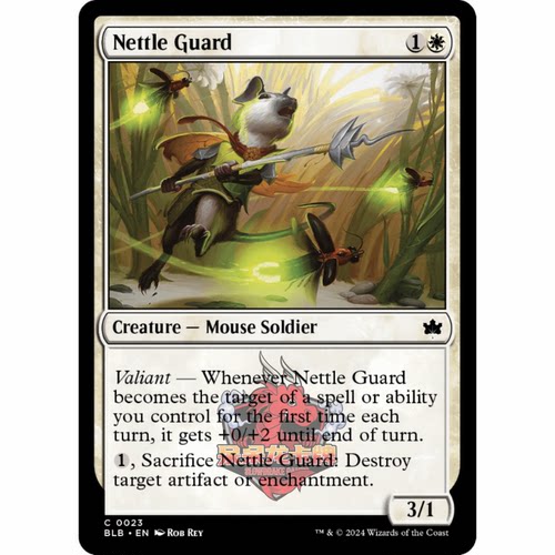 呆呆龙 万智牌 荨麻原守卫 Nettle Guard 0023 平/闪