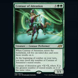 万智牌 闪 Attention 平 Centaur UNF 鸡飞4 英文 银河