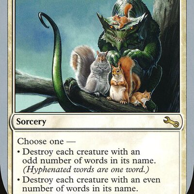 呆呆龙卡牌 万智牌 Oddly Uneven 万智牌 鸡飞3