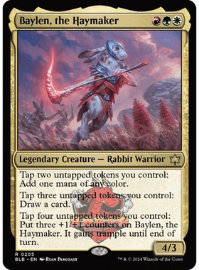 呆呆龙 万智牌 干草堆匠拜棱 Baylen, the Haymaker 0205 平/闪