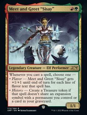 万智牌 鸡飞4 平/闪/银河/异画 Meet and Greet Sisay