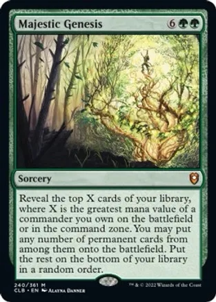 多明老赵 万智牌 争战博德之门 简中/英文 威严创生 平/闪