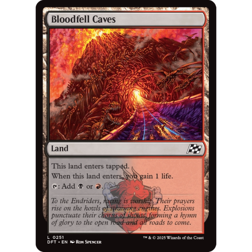 万智牌 染血洞窟 Bloodfell Caves 英文 平/闪/异画 乙太漂移 地