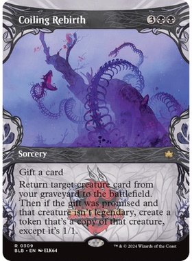 呆呆龙 万智牌 盘卷重生 Coiling Rebirth 异画 0309 平/闪