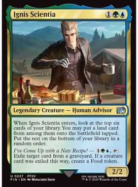 万智牌 伊格尼斯 斯堪提亚 Ignis Scientia 平/闪/扩画 最终幻想