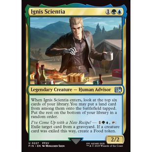 万智牌 伊格尼斯 斯堪提亚 Ignis Scientia 平/闪/扩画 最终幻想
