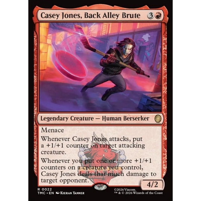 万智牌 TMC 忍者神龟 Casey Jones, Back Alley Brute 平/闪