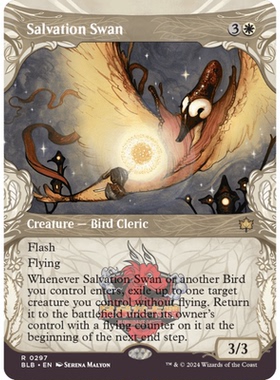 呆呆龙 万智牌 异画 济世天鹅 Salvation Swan 0297 平/闪