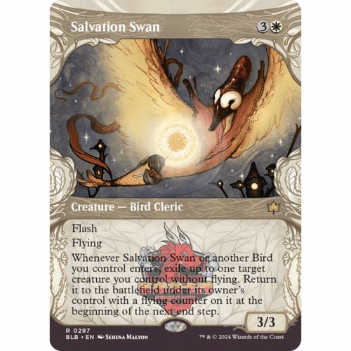 呆呆龙 万智牌 异画 济世天鹅 Salvation Swan 0297 平/闪