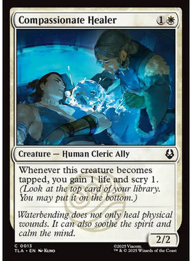 万智牌 compassionate healer 好心的治疗师 TLA 平/闪