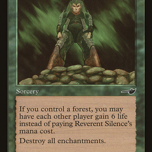 呆呆龙卡牌 万智牌 虔诚的寂静 英文/繁中 宿敌