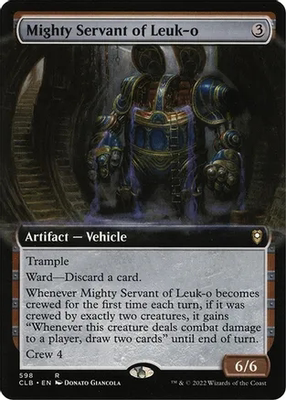 呆呆龙卡牌 万智牌 争战博德之门 英文 扩画 勒克欧的强力仆役