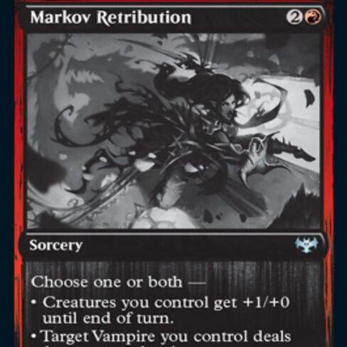 呆呆龙卡牌 万智牌 马可夫报偿 英文 黑白 依尼翠 双系列 DBL