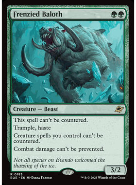 呆呆龙 狂热巴洛西 Frenzied Baloth 平/闪/扩画 虚空边域 EOE