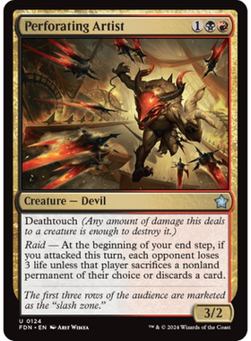 万智牌 穿孔艺师 Perforating Artist 平/闪 基石构筑 FDN 多色