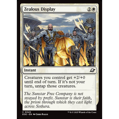 呆呆龙 万智牌 展现热忱 Zealous Display 平/闪 虚空边域 EOE