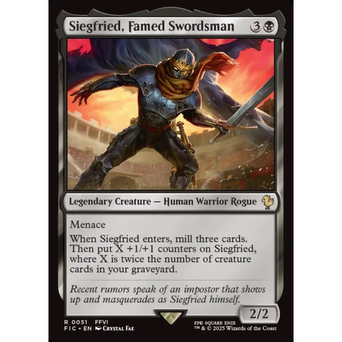 名剑士齐格弗里德 Siegfried Famed Swordsman 平/闪 最终幻想