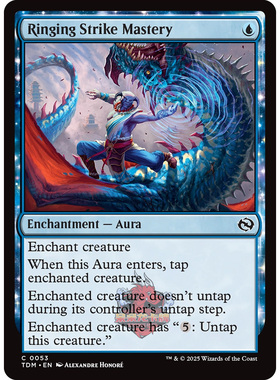 呆呆龙 万智牌 鞑契 龙岚录 平/闪 Ringing Strike Mastery鸣震指