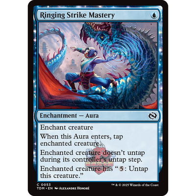 呆呆龙 万智牌 鞑契 龙岚录 平/闪 Ringing Strike Mastery鸣震指