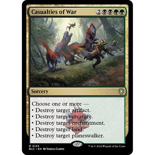 万智牌 战争伤亡 Casualties of War 125 斑隆洛指挥官 多色 金
