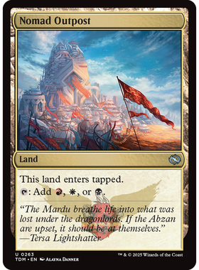 万智牌 鞑契 龙岚录 Nomad Outpost 游牧人哨站