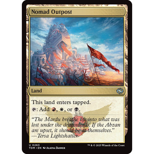 万智牌 鞑契 龙岚录 Nomad Outpost 游牧人哨站