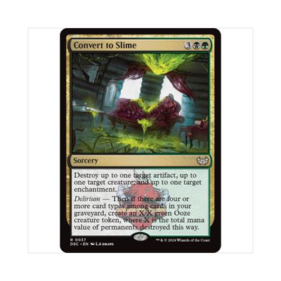 万智牌 化作黏菌 Convert to Slime 暮悲邸:鬼屋惊魂指挥官 多色