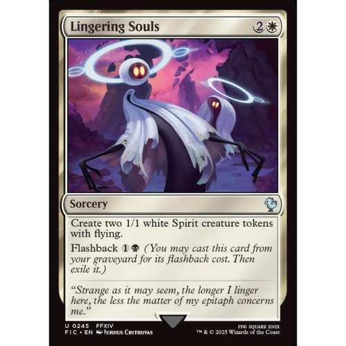 呆呆龙 万智牌 徘徊灵魂 Lingering Souls 平/闪/扩画 最终幻想