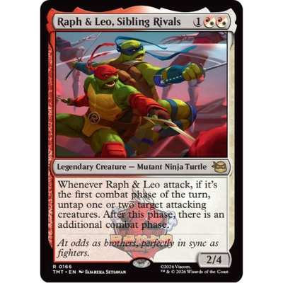 Raph & Leo, Sibling Rivals 相互争胜的拉夫与里奥 异画 平/闪