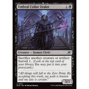 呆 万智牌 影环狂信者 Umbral Collar Zealot 平/闪 虚空边域 EOE
