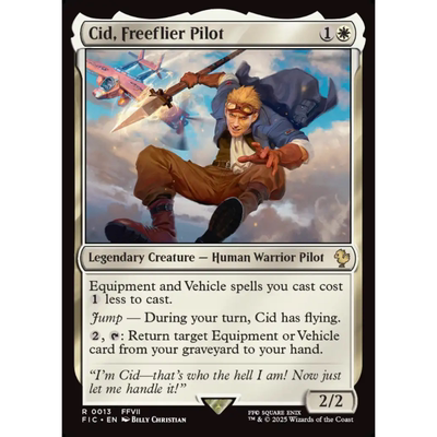 万智牌 无证驾手西德 Cid Freeflier Pilot 平/闪/扩画 最终幻想