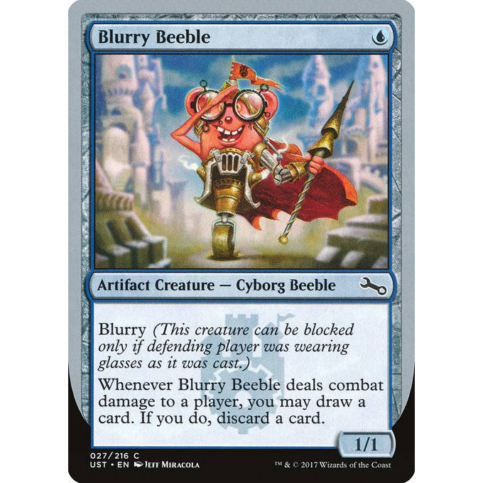 呆呆龙卡牌 万智牌 Blurry Beeble 平 英文 鸡飞3