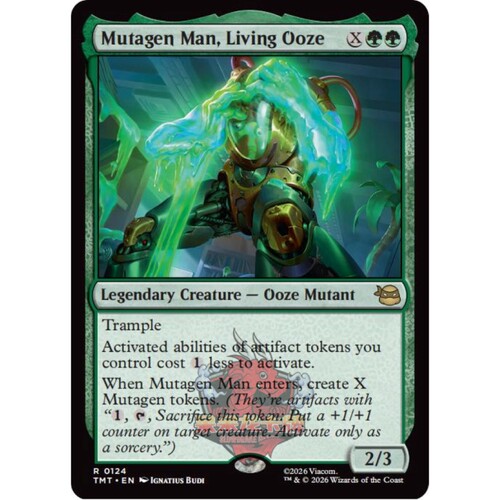 万智牌 Mutagen Man,Living Ooze 活体药剂突变剂人 扩画 平/闪