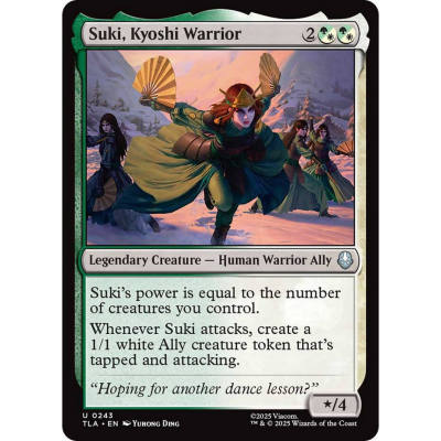 万智牌 suki kyoshi warrior 虚子武士苏琪 TLA 平/闪