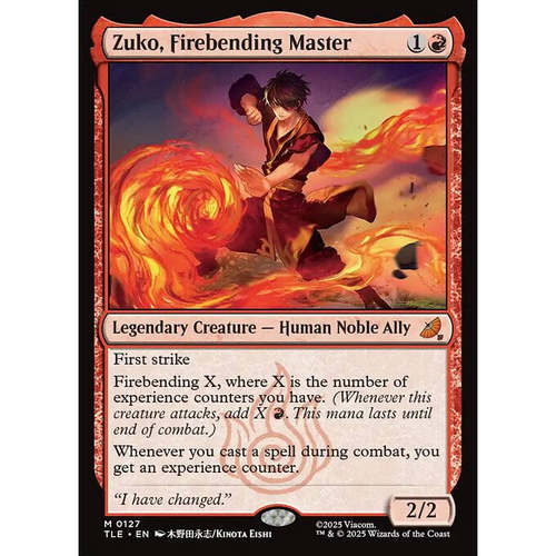 万智牌 Zuko, Firebending Master 振火宗师苏科 TLE 扩画 平/闪