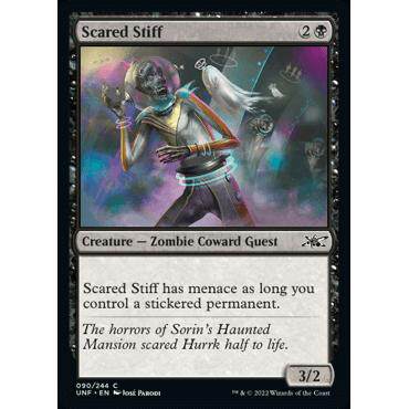 呆呆龙 万智牌 英文 鸡飞4 UNF 平/闪/银河 Scared Stiff