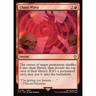 呆呆龙 万智牌 混沌歪曲 Chaos Warp 平/闪/扩画 最终幻想