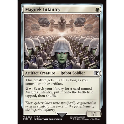 魔导兵 Magitek Infantry 平/闪/扩画/潮涌 最终幻想 白色 银