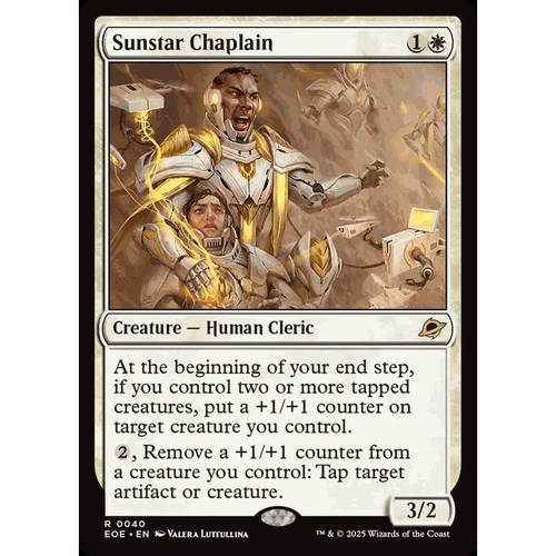 呆呆龙 辉星连教士 Sunstar Chaplain 平/闪/扩画 虚空边域 EOE