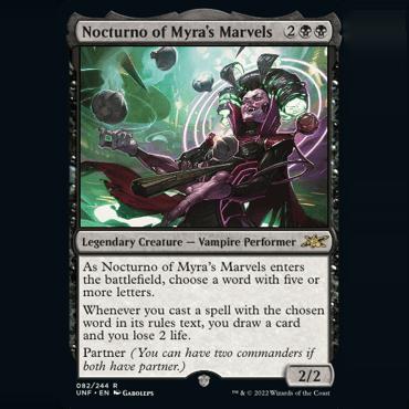 万智牌 鸡飞4 平/闪/银河/异画 Nocturno of Myra's Marvels