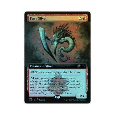 呆呆龙卡牌 万智牌 闪 怒火裂片妖 英文 secret Lair SL 红色