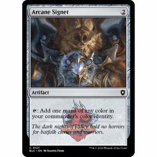 万智牌 BLC 秘法印记 Arcane Signet 127 斑隆洛指挥官 无色 铁