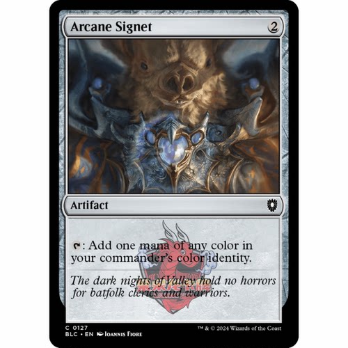 万智牌 BLC 秘法印记 Arcane Signet 127 斑隆洛指挥官 无色 铁