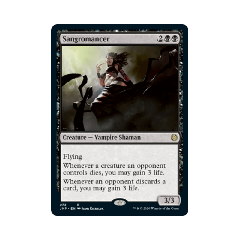 呆呆龙卡牌 万智牌 鲜血术士 英文 JUMPSTART 黑色