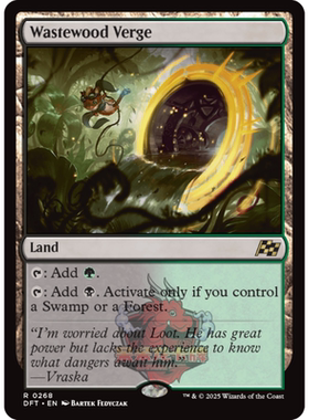 万智牌 污林边陲 Wastewood Verge 英文 平/闪/异画 乙太漂移